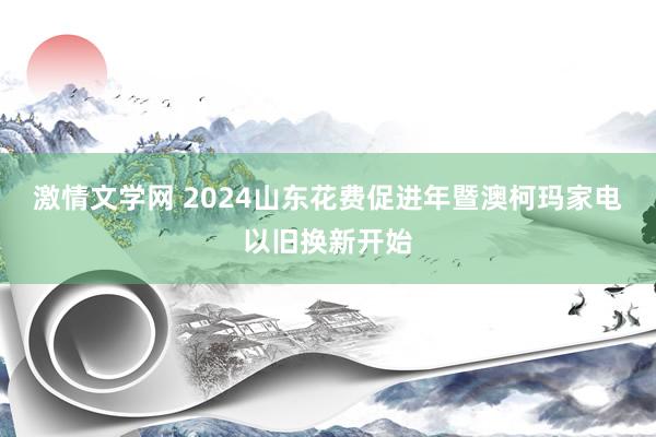 激情文学网 2024山东花费促进年暨澳柯玛家电以旧换新开始